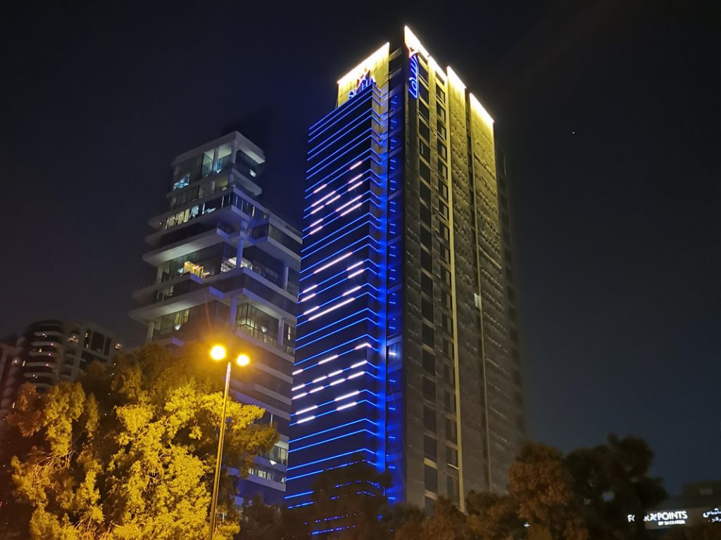 Suha Media facade lighting