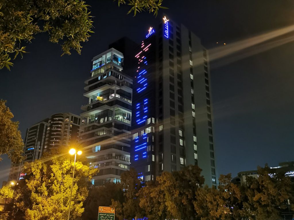 Suha Hotel Media Facade Lighting , Dubai