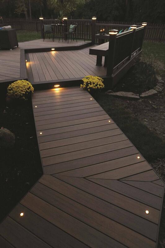 garden wooden deck ligth china