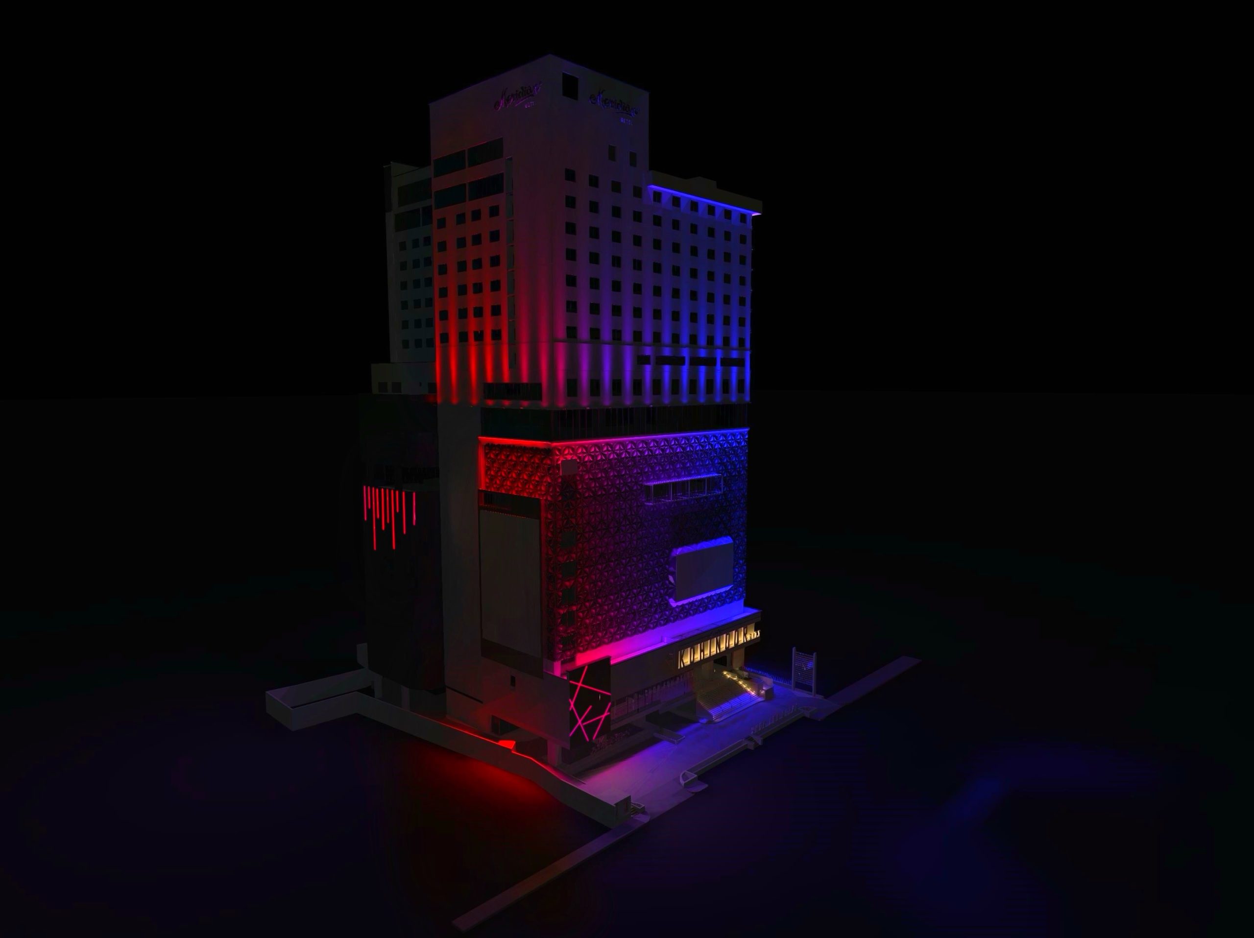 Facade Lighting - Kohinoor City, Chittagong, Bangladesh