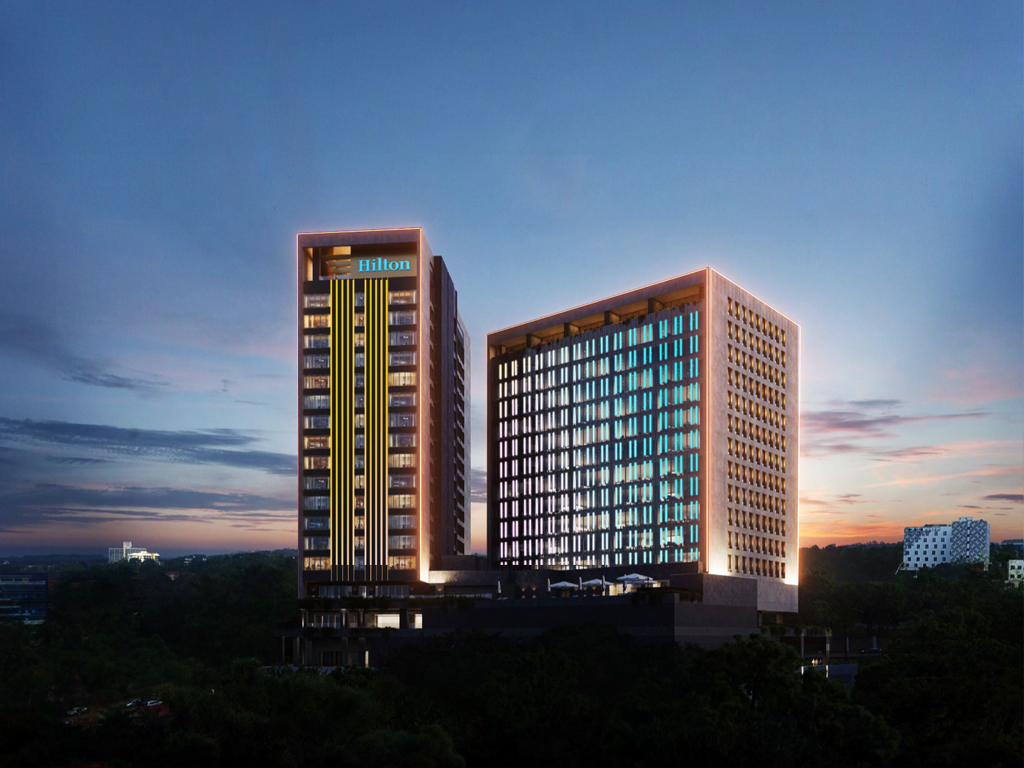 Hilton Hotel Media Facade in Uganda